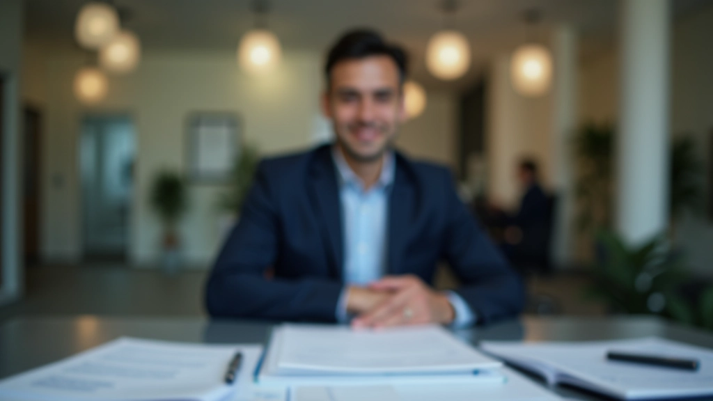 Professional accountant reviewing financial records and double-entry bookkeeping entries in organized ledger